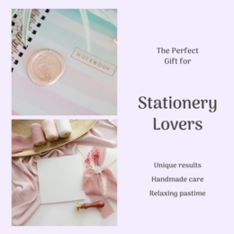 Wax Seal Starter Set - Spoon and Stamp - Bestseller, Vintage, Envelope Seal, Stationery, Hobbies