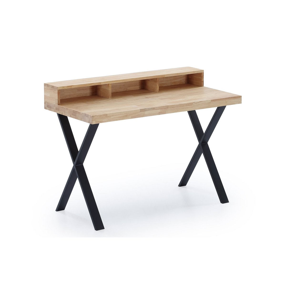 X-LOFT STUDIETAFEL NOORDSE EIKEN / ZWART. OK1205 (8472)