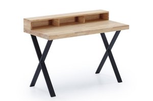 X-LOFT STUDY TABLE NORDISH OAK / BLACK. OK1205 (8472)
