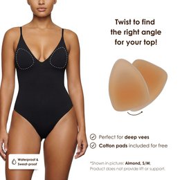 Copricapezzoli in silicone triangolari adesivi Neats - 1 paio (Mandorla)