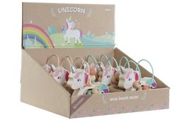 JOUET EN BOIS 12,5X8X12 LICORNE 2 ASSORTIMENTS. JE192086