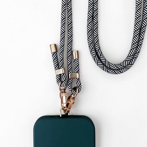 Telefoonketting - Zwart en Wit FAIR
