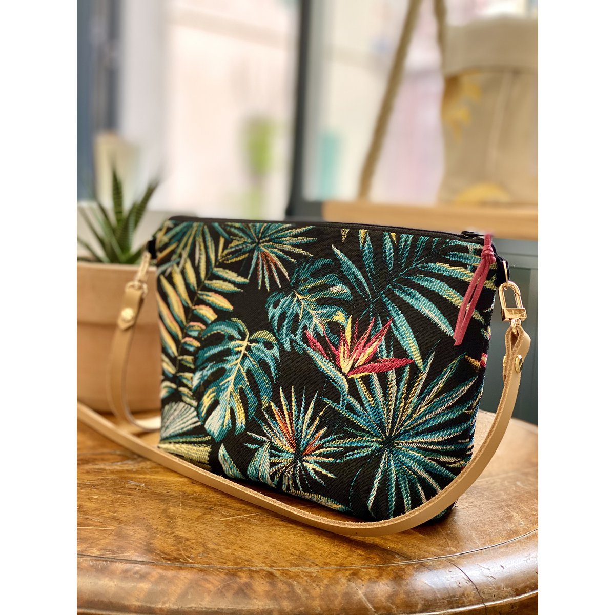 Sac Elise TROPICAL NOIR