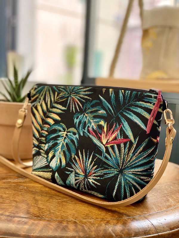 Sac Elise TROPICAL NOIR