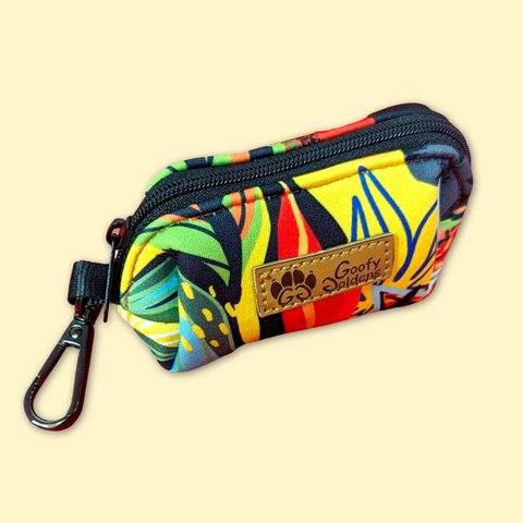 Tropical waste bag pouch