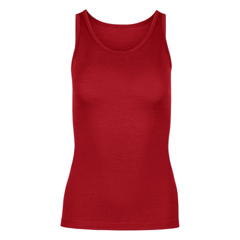 Damen Merino 160 Tank Top Royal Cherry