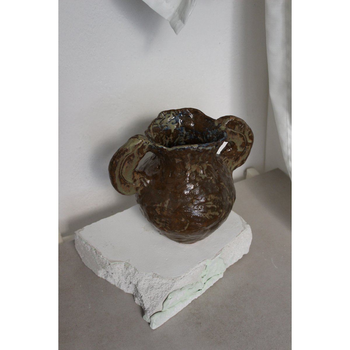 Big Rustic Handmade Ceramic Vase