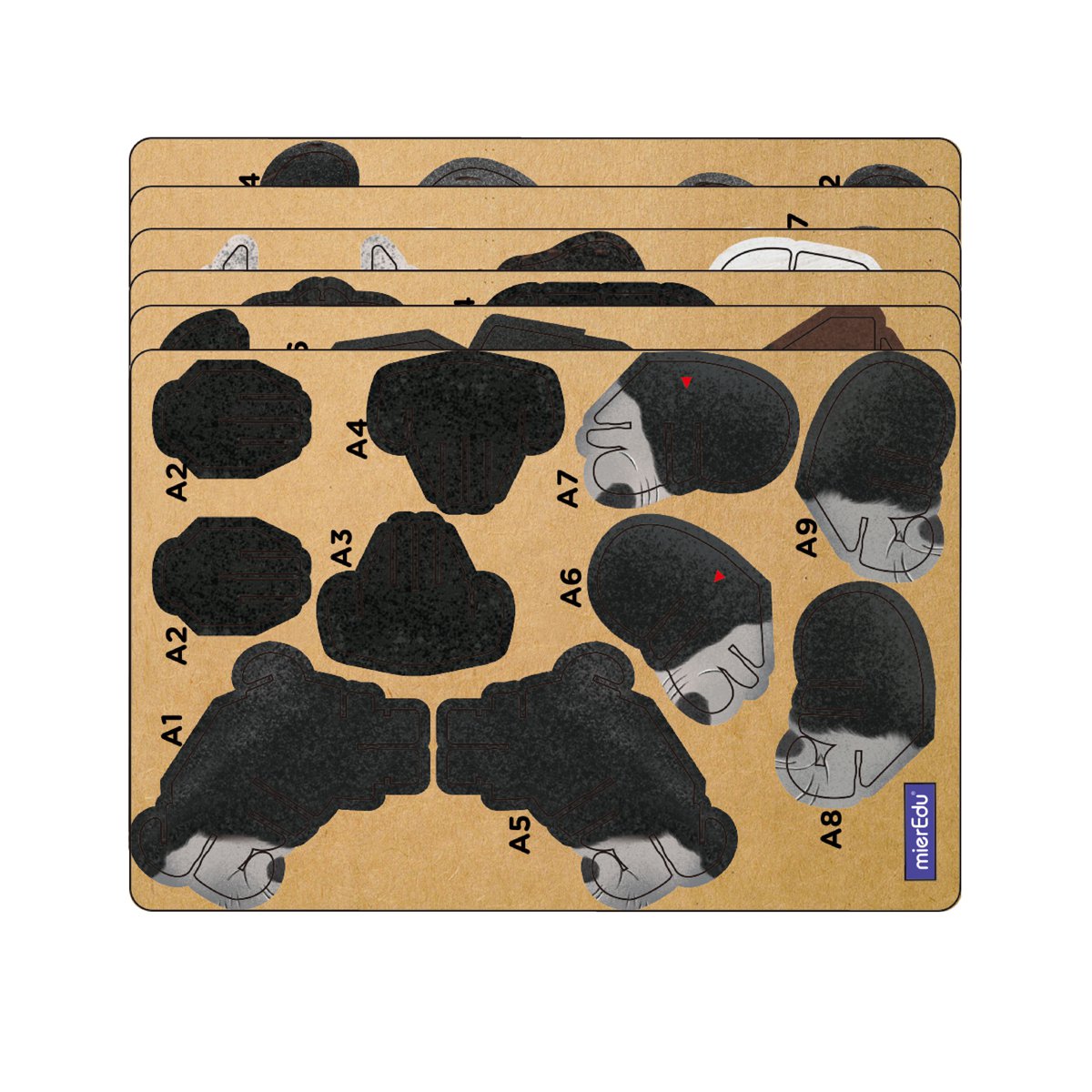 Mieredu - 3D Puzzel Build And Sound - Gorilla