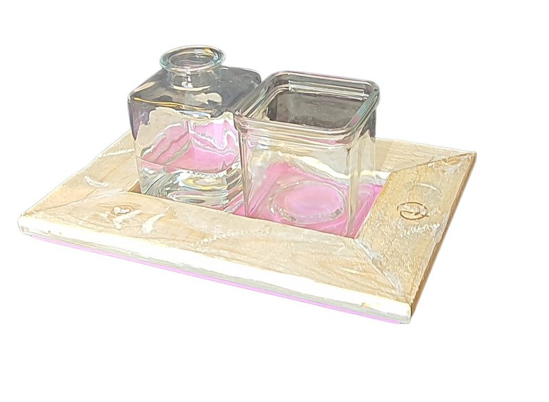 tray old dutch annette colour pink 2