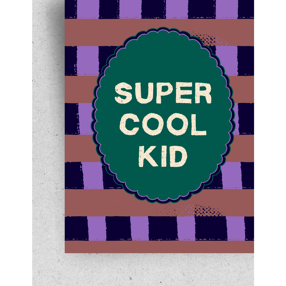 Postcard "Super Cool Kid"