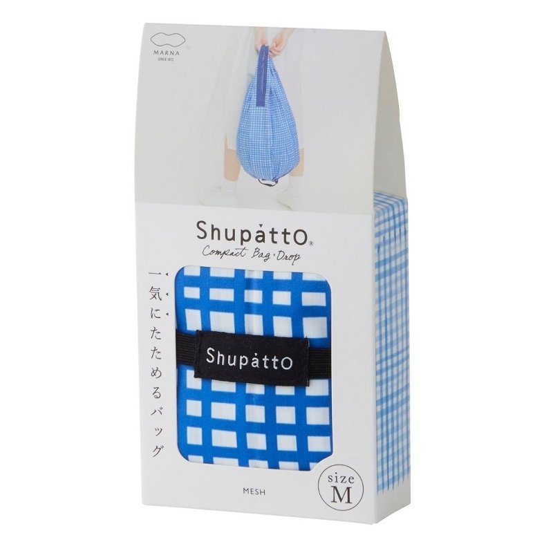 Shupatto compacte opvouwbare boodschappentas DROP M - Mesh