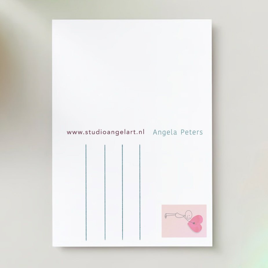 colorful floral greeting cards set -12 pieces - Blank