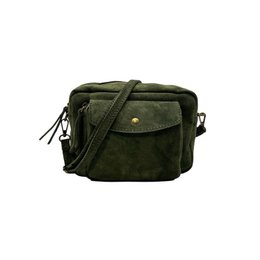 SAC BANDOULIERE CUIR DAIM ANAELLE