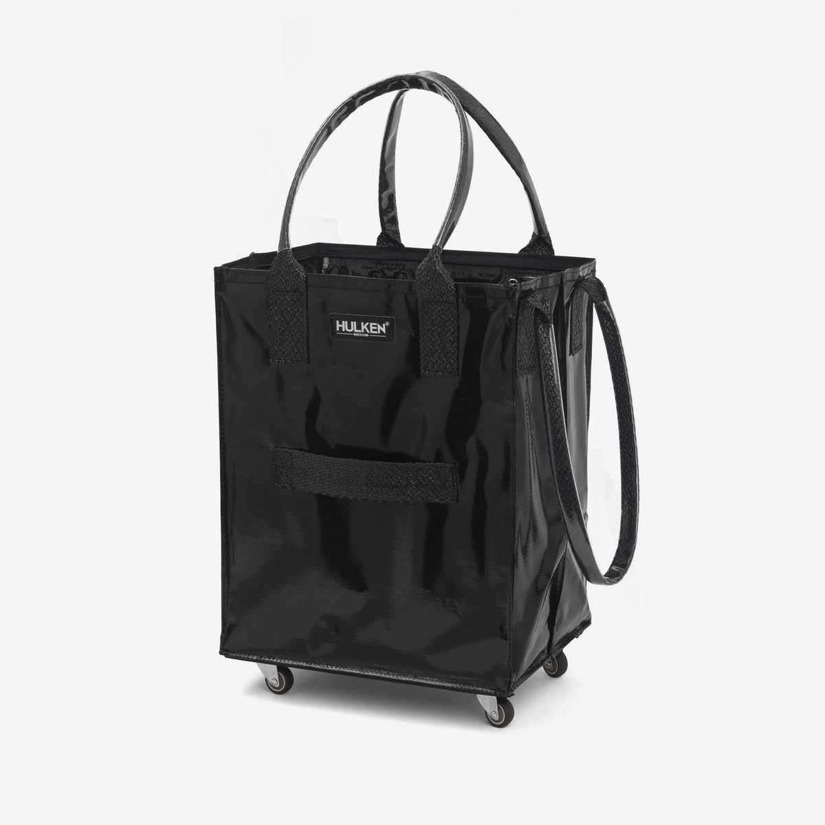 Hulkenbag Medium schwarz mit gebauter Abdeckung