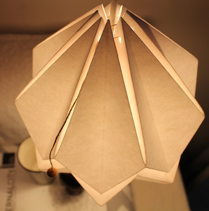 Origami Plain Color Papier Anhänger - Größe S.