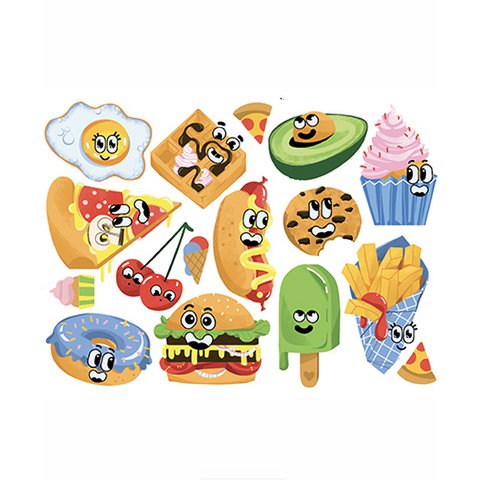 Tatuaggio temporaneo: Mini Foodies
