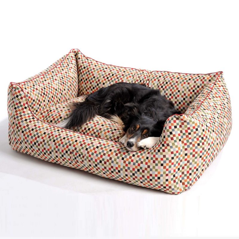 Hundebett Box Bett Sanibel rot