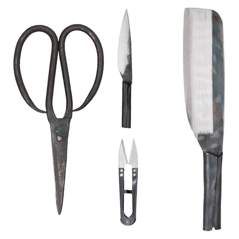 Juego de cuchillos AUTHENTIC BLADES BASTELEI en caja de regalo