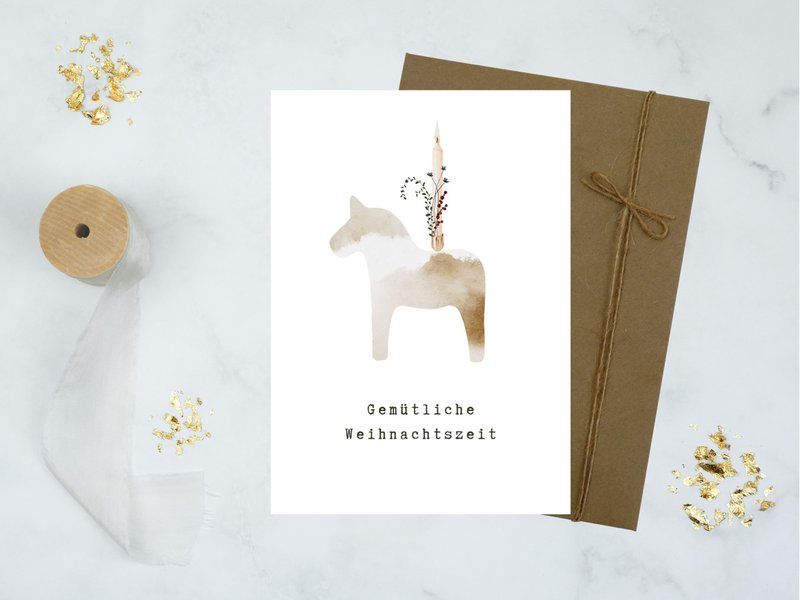 Cartolina di Natale "Natale accogliente"