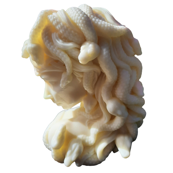 Medusa Profile Candle