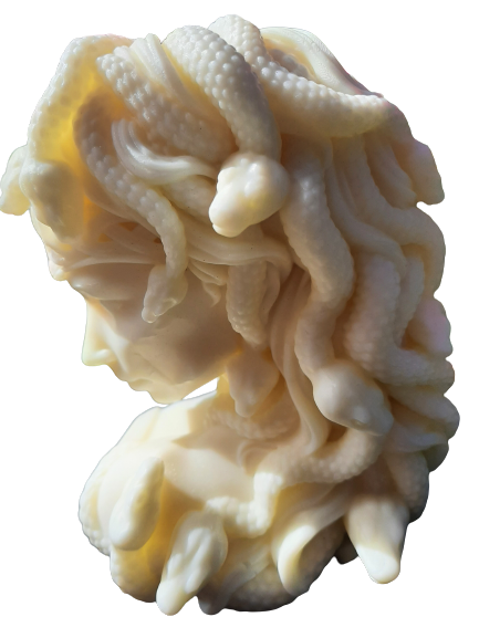 Medusa Profile Candle