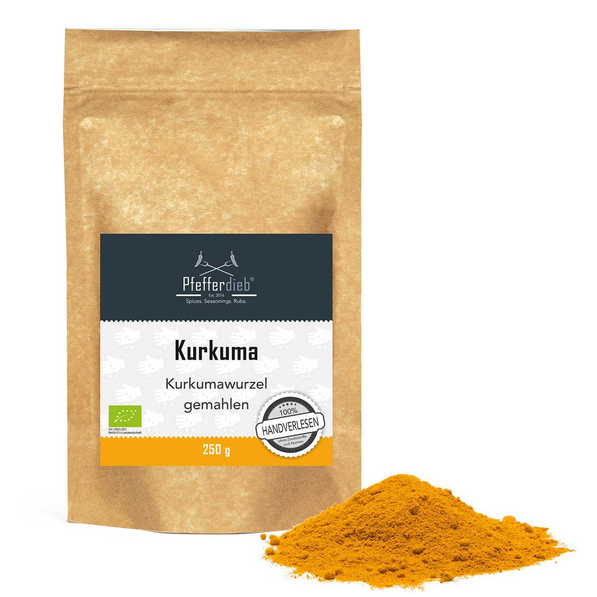 Curcuma (curcuma), moulu, BIO, 250g