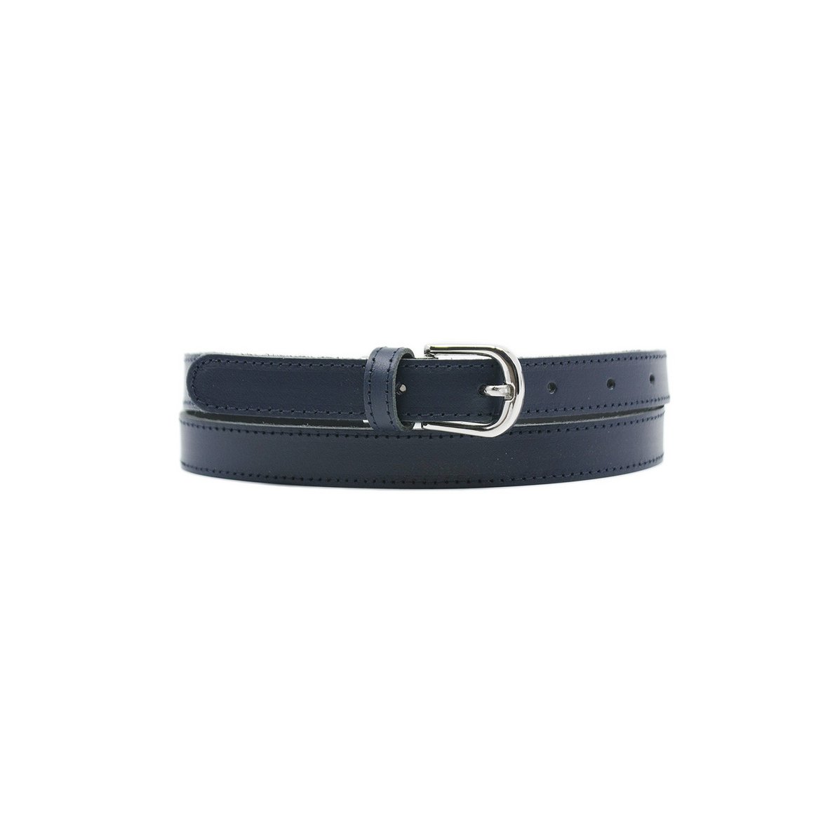 Dames echt leren riem 5100120 Navy