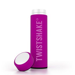 Thermos flask, 420ml, purple, baby hot water bottle