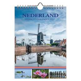 0002 Holland WEEKnote kalender Vandmølle 2027