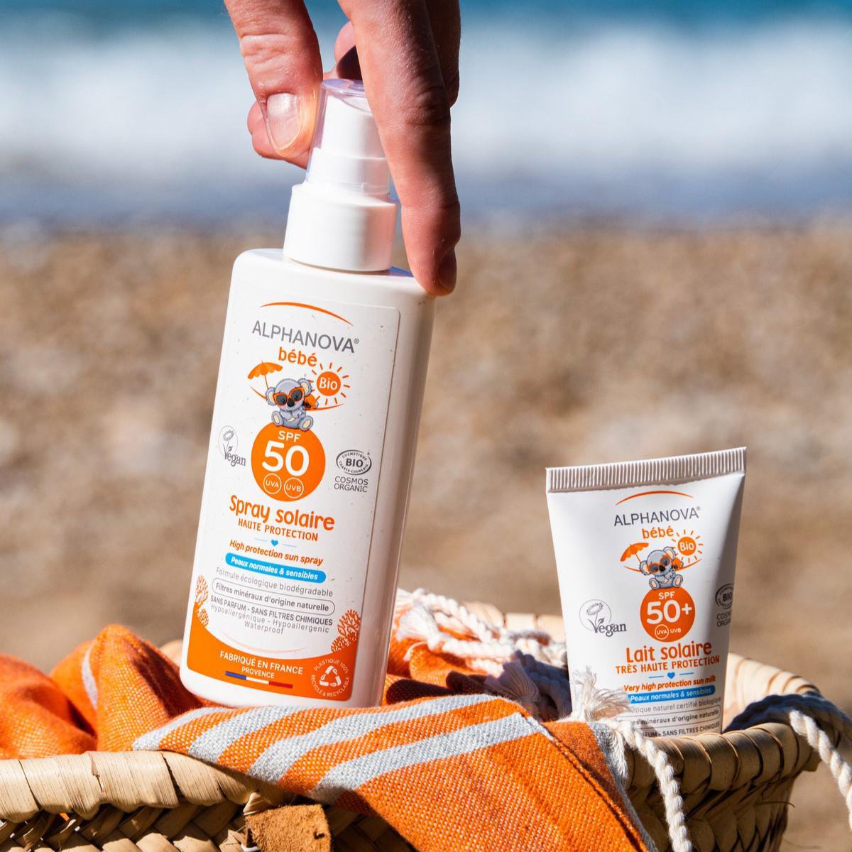 ALPHANOVA SUN BIO SPF 50+ Bebe Hypo allergeen Zonnemelk 50g