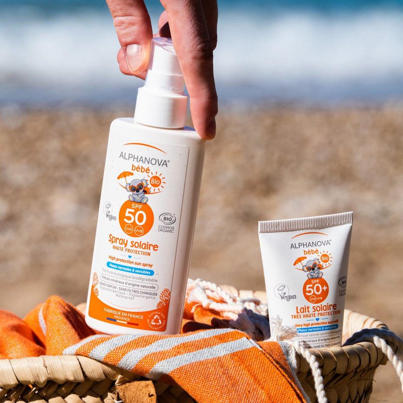 ALPHANOVA SUN BIO SPF 50+ Bebe Hypo allergeen Zonnemelk 50g