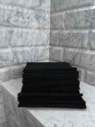 Økologisk gæstehåndklæde - 40x20 Sort