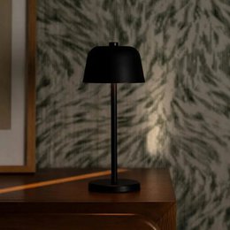 Anton Schwarze wiederaufladbare Tischlampe