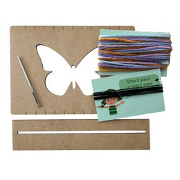 Craft kit butterfly weave
