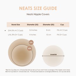 Neats Grippy Silicone Nipple Covers - 1 pair (Caramel)