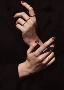 Effen Ring Zilver