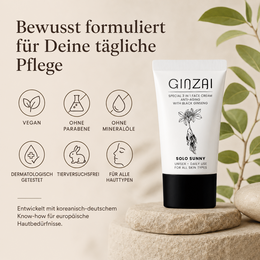LONGEVITY Crema facial antienvejecimiento 3 en 1 con ginseng