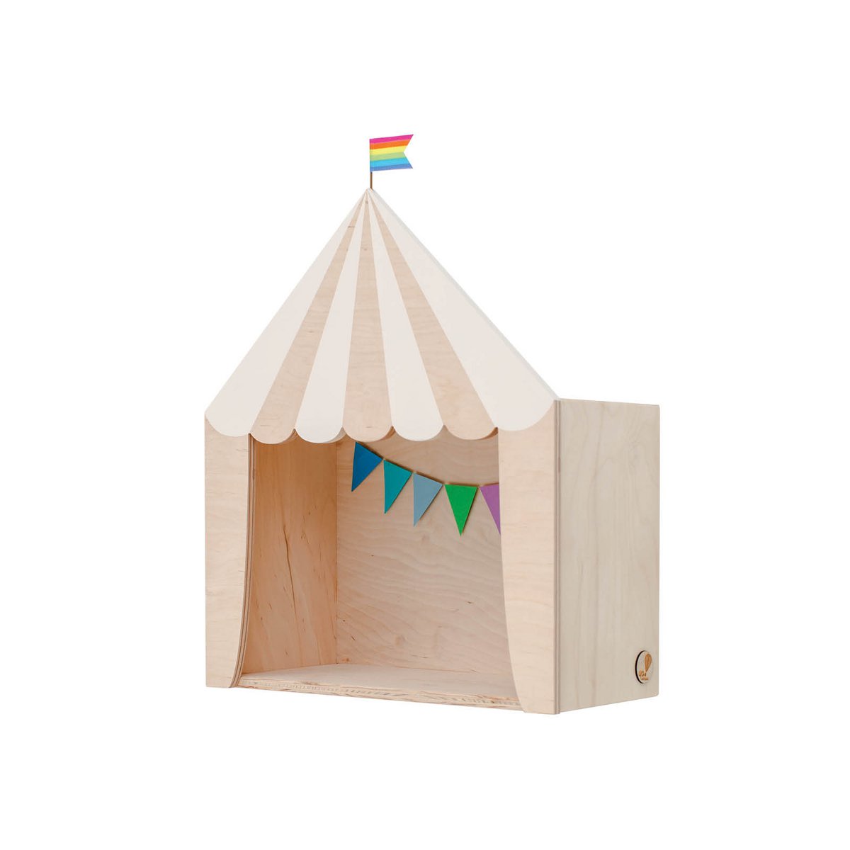 Estante Circus â€žthe big topâ€ blanco-madera