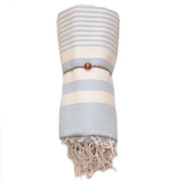 Light Blue 100cm x 180 cm 100% Cotton