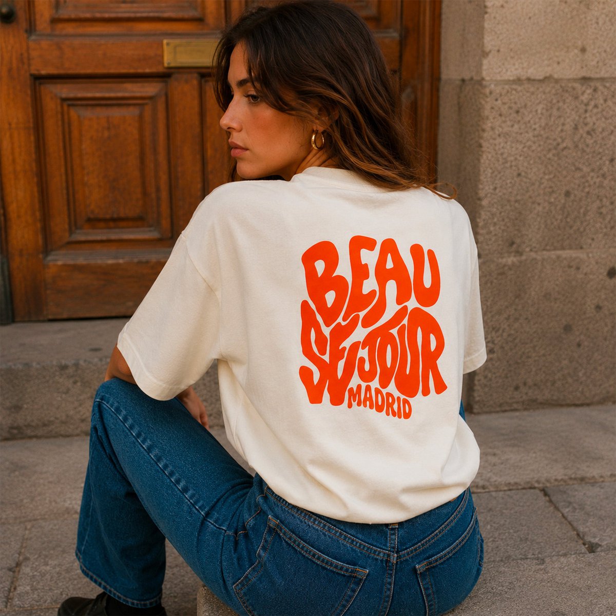 T-shirt Boxy Madrid