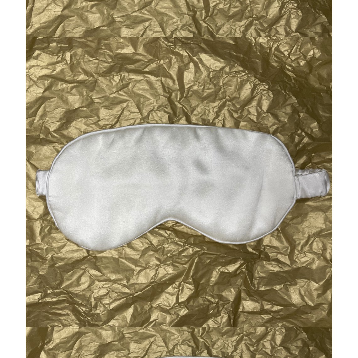 Masque de sommeil en soie Ivoire Solide
