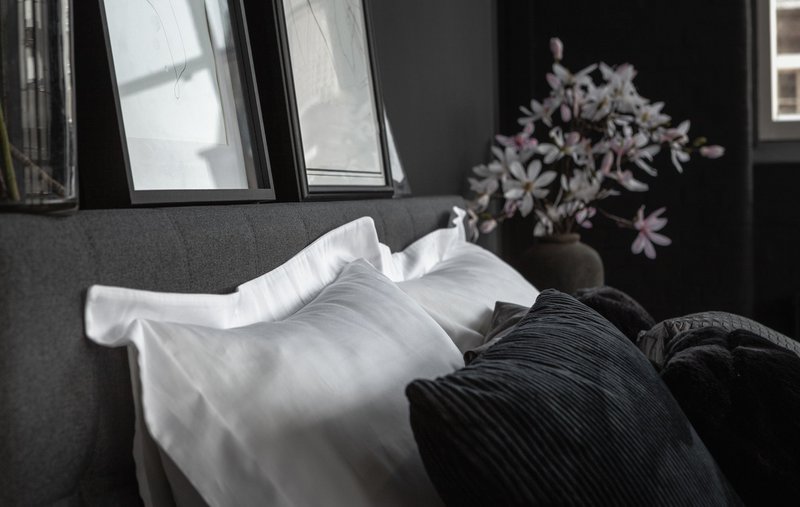 100% Cotton Satin Duvet Cover Set White Whisper
