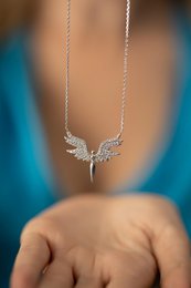 ENGEL ZILVEREN KETTING