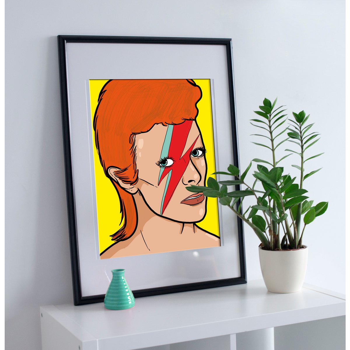 Impresión de pared A4 de Bowie