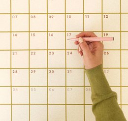 Calendario 2027, calendario a cuadros, calendario verde, calendario de pared 2027