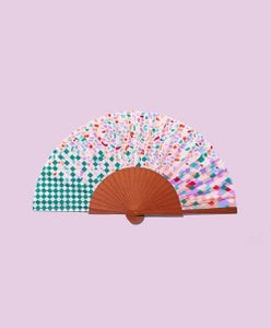 Gaudí Trencadís STANDARD-Fächer, 100 % handgefertigt in Spanien
