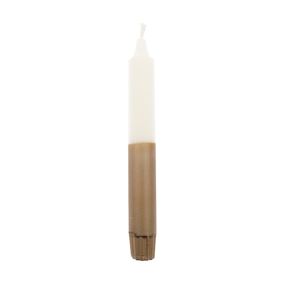 DIP DYE DINERKAARS WIT/GOUD