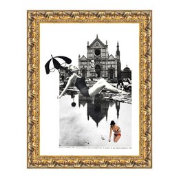 Collager dedikeret til Firenze - Fine Print Analog Collage