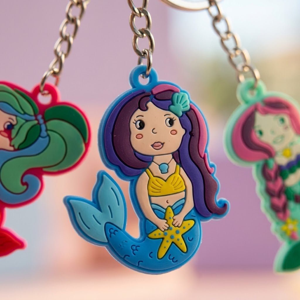 Mermaid Keychain Cute Bag Charm Party Favour