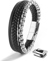 Bracciale in pelle "Eroe"